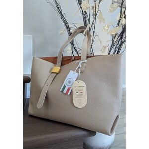 Viola Castellani Beige‎ Italian Leather Tote